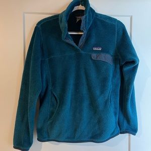Patagonia Women’s fleece pullover | teal | Medium